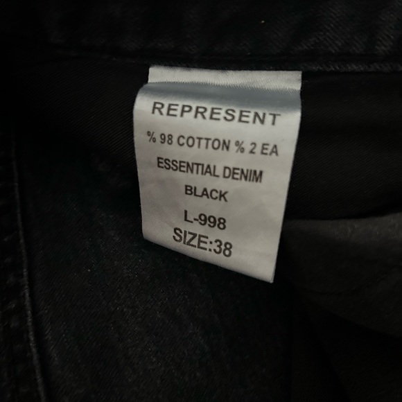 Represent black denims - Picture 8 of 11